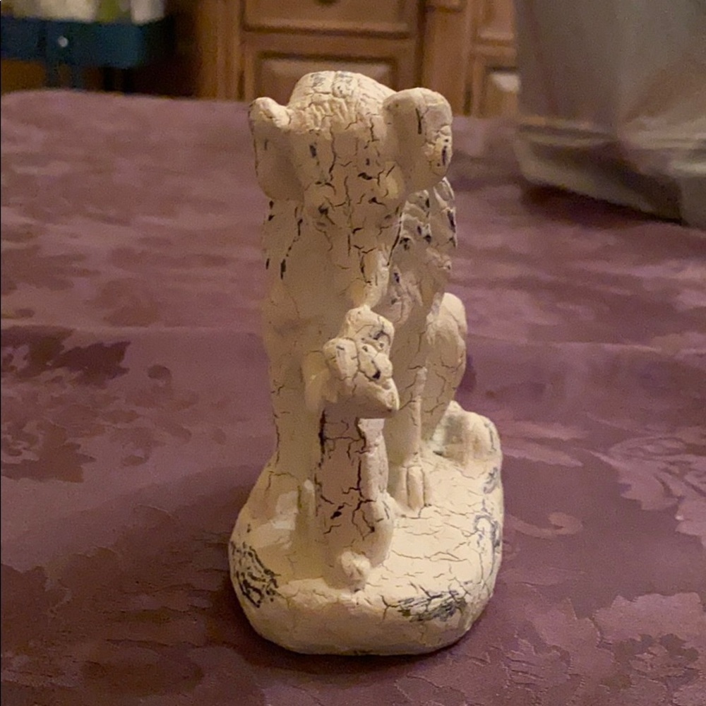 Vintage Statue of Momma Dog and Puppy - Picture 6 of 8